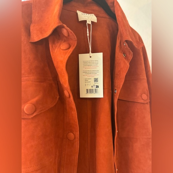 Sezane Marena Jacket- Size 2- Color: Sienna - Picture 6 of 14